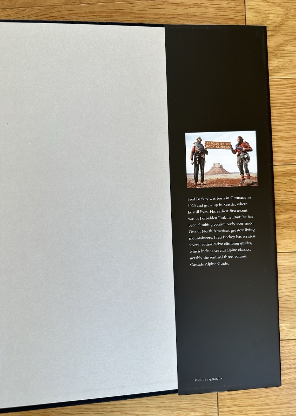 Fred Beckey – 100 Favorite North American Climbs – Patagonia Books – Signed #121