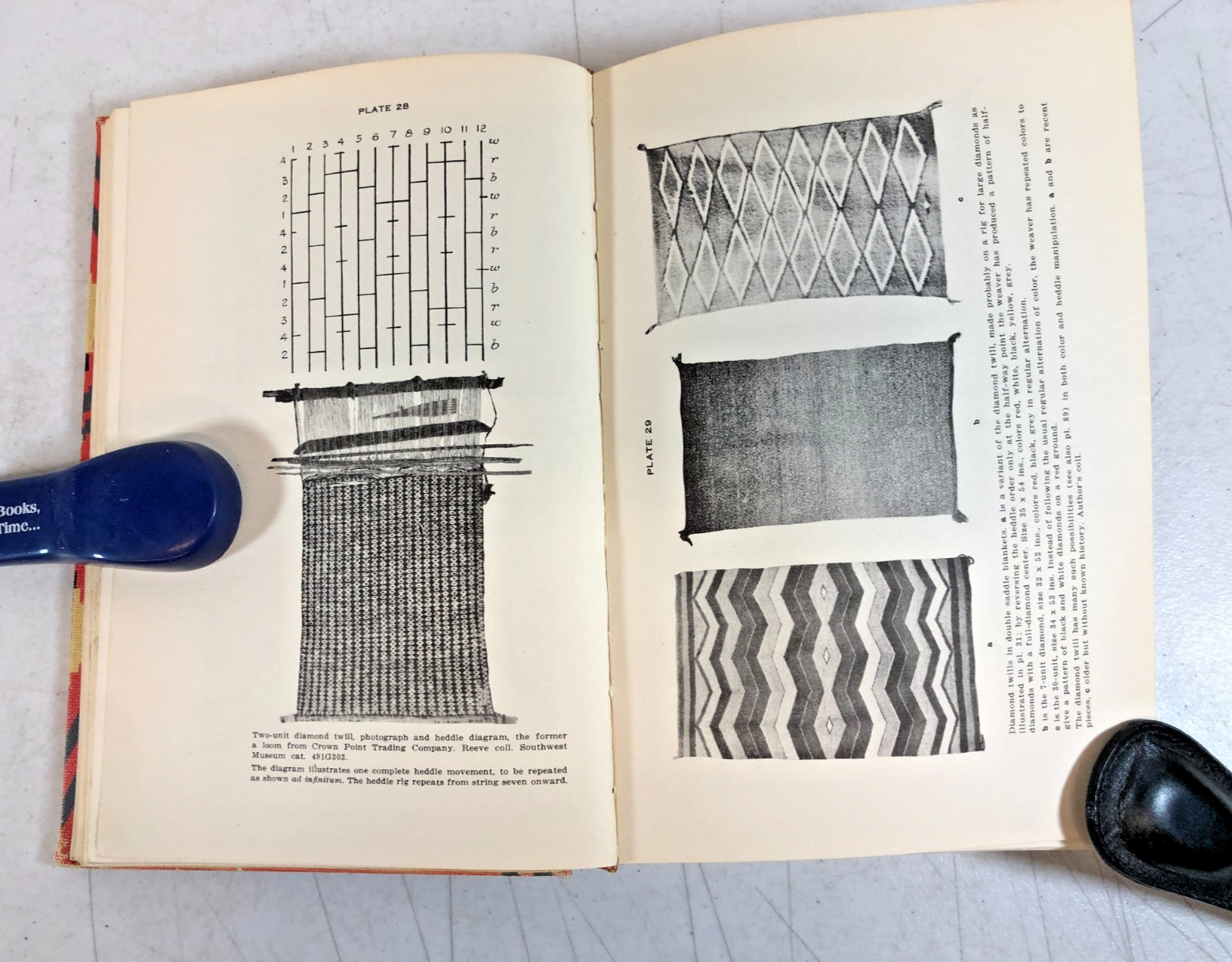 Navaho Weaving, Charles Avery Amsden 1949, E-109