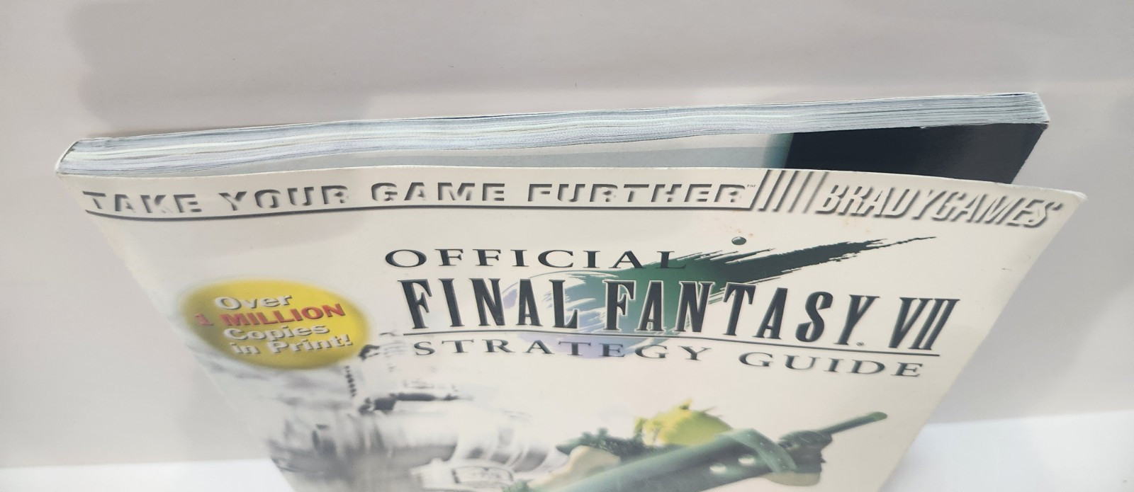 FINAL FANTASY VII BRADY GAMES STRATEGY GUIDE VERY RARE 1ST COVER! FF7