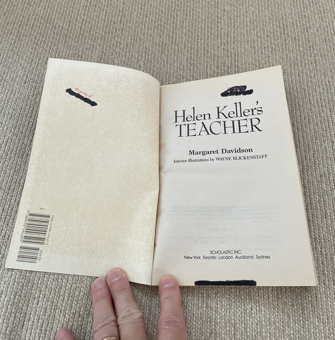 Helen Keller Annie Sullivan The World At Her Fingertips Dr. Bell books unit