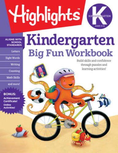The Big Fun Kindergarten Activity Book: Build skills and confidence throu – GOOD