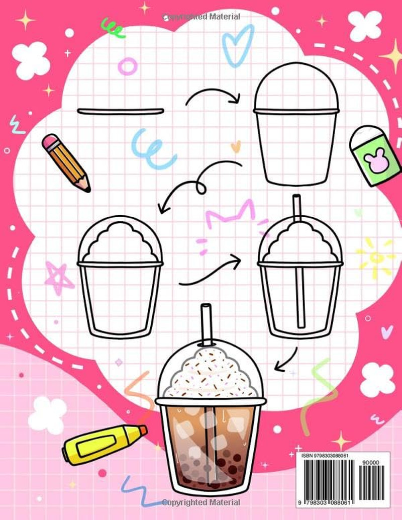 How To Draw Anything: Learn To Draw 300 Cute & Easy Things Like Food, Animals, T