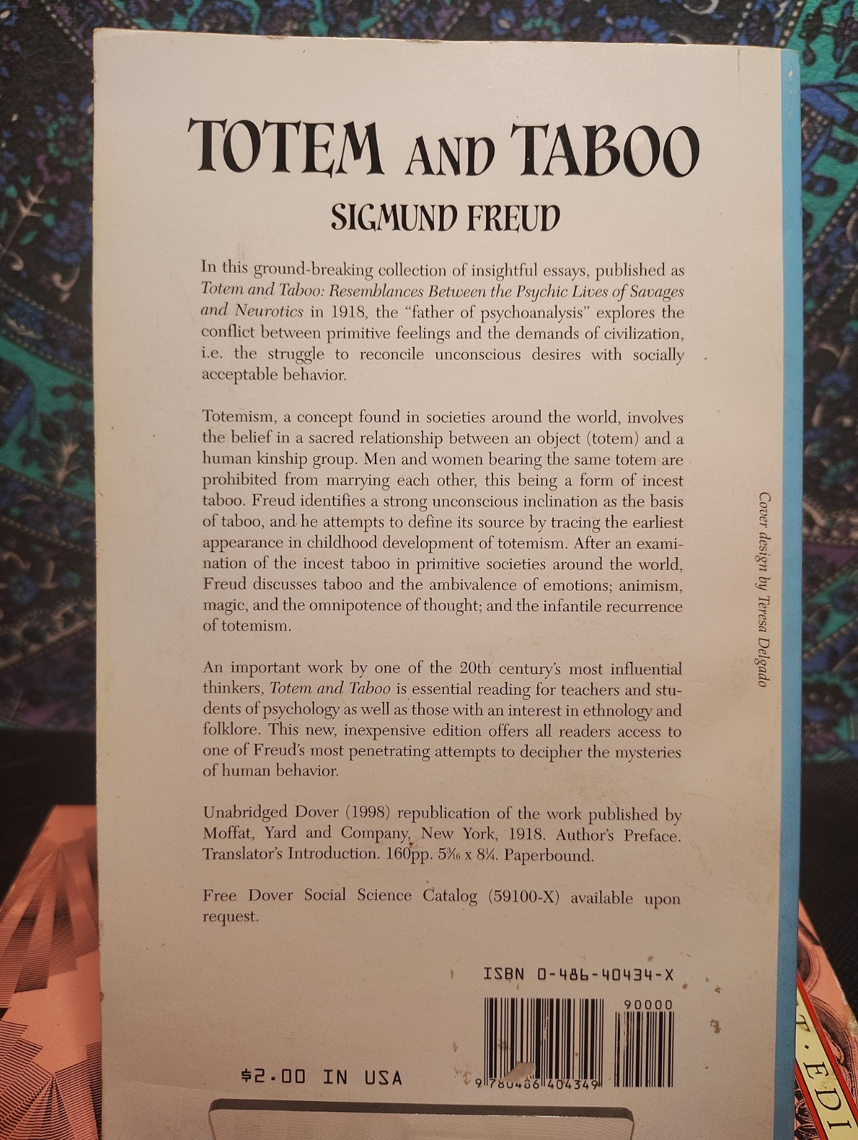INTRODUCTORY LECTURES ON PSYCHO-ANALYSIS, TOTEM AND TABOO SIGMUND FREUD LOT