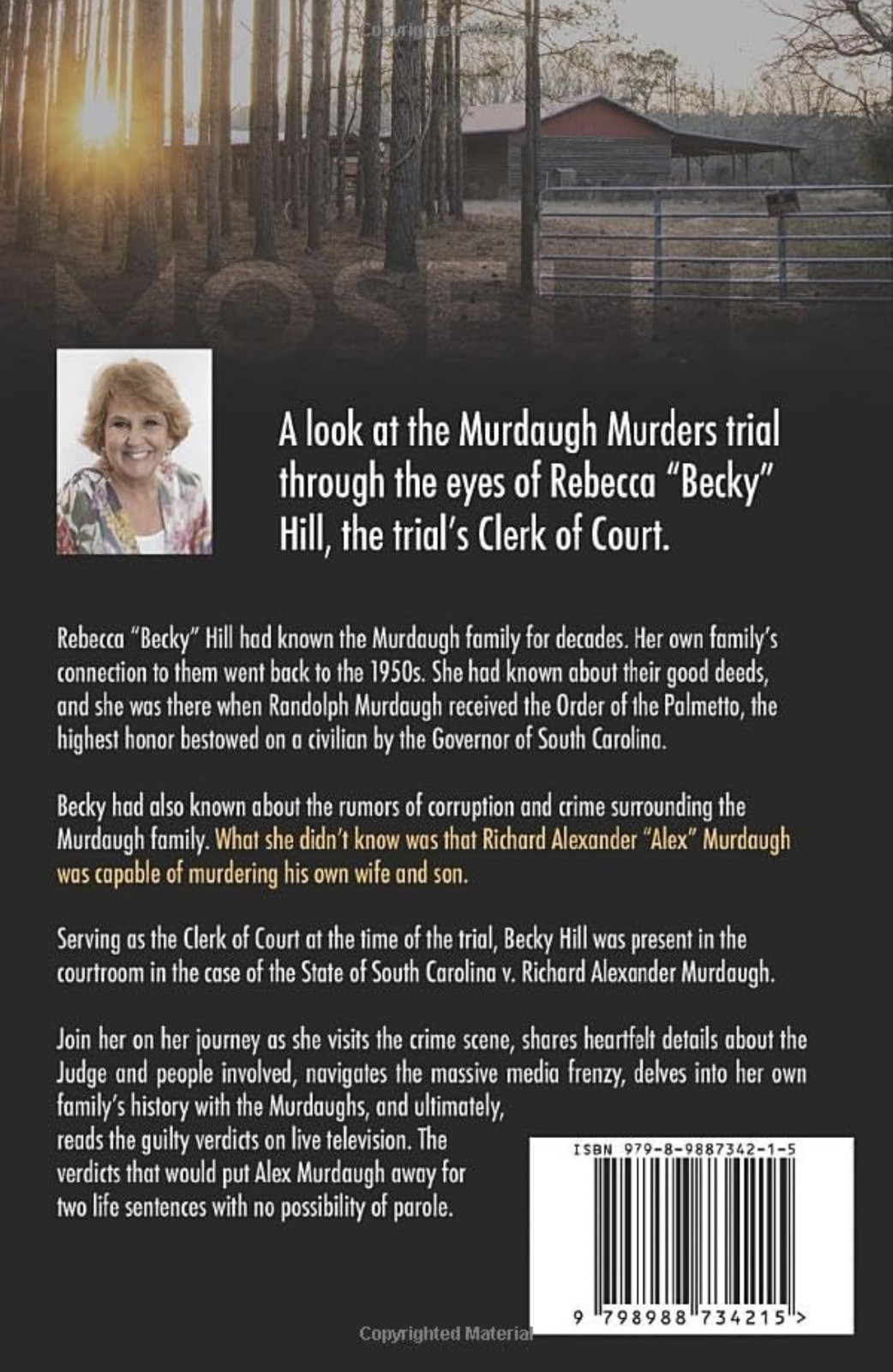 Behind the Doors of Justice: The Murdaugh Murders book by Rebecca Becky Hill