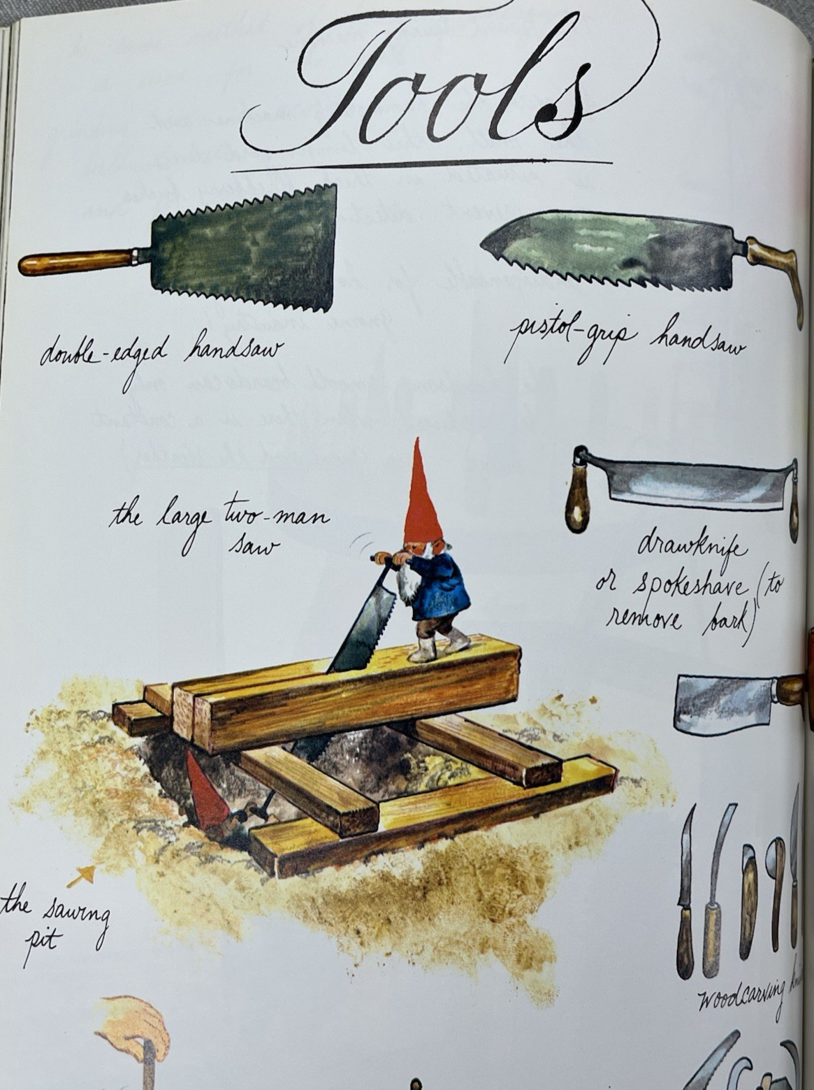 GNOMES by Huygen & Poortvliet 1977 Abrams 100s of color Illus 1st Ed HC/DJ VG+