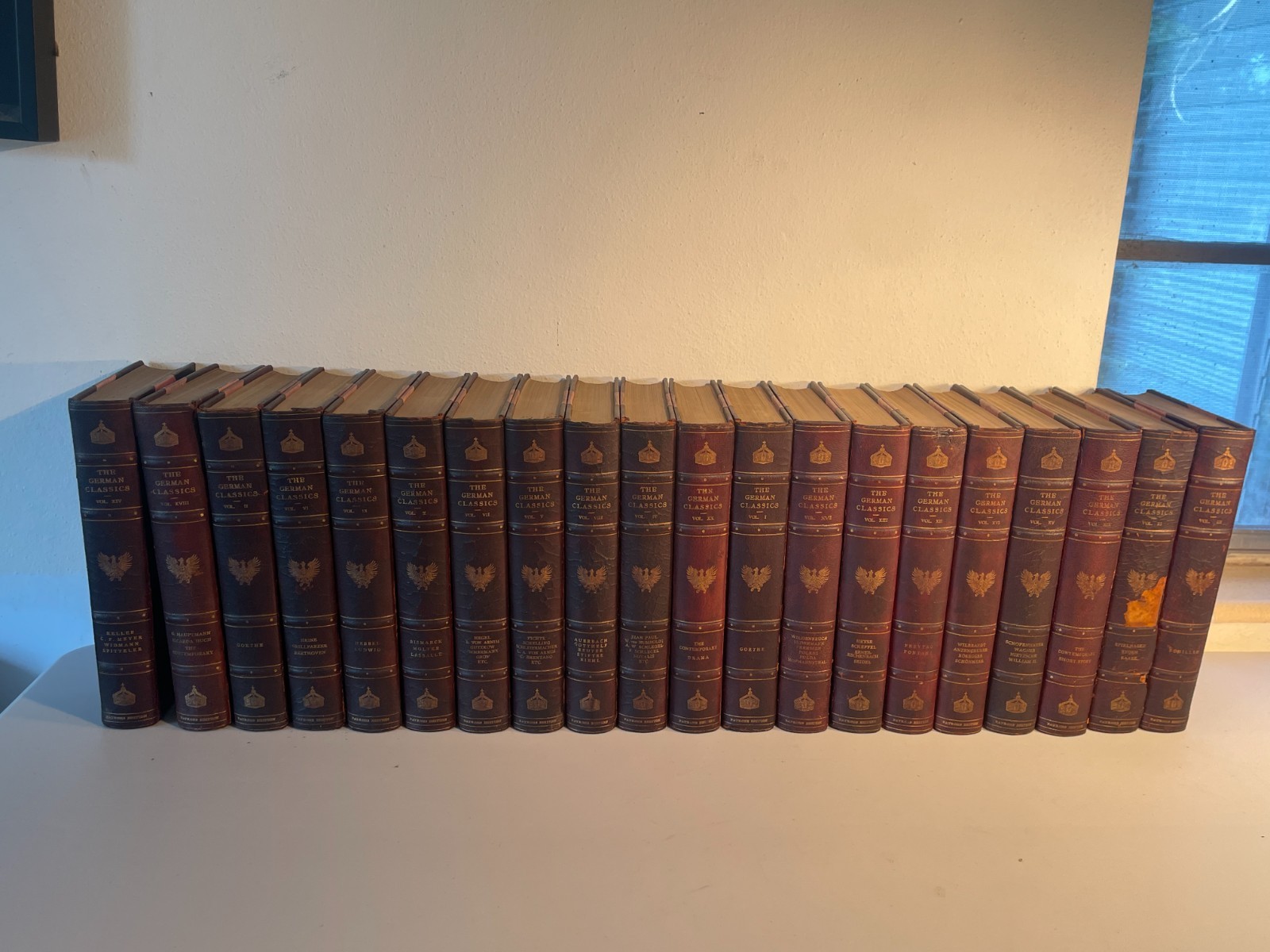 The German Classics: Masterpieces of German Literature, 20 Vol. 1914 Complete