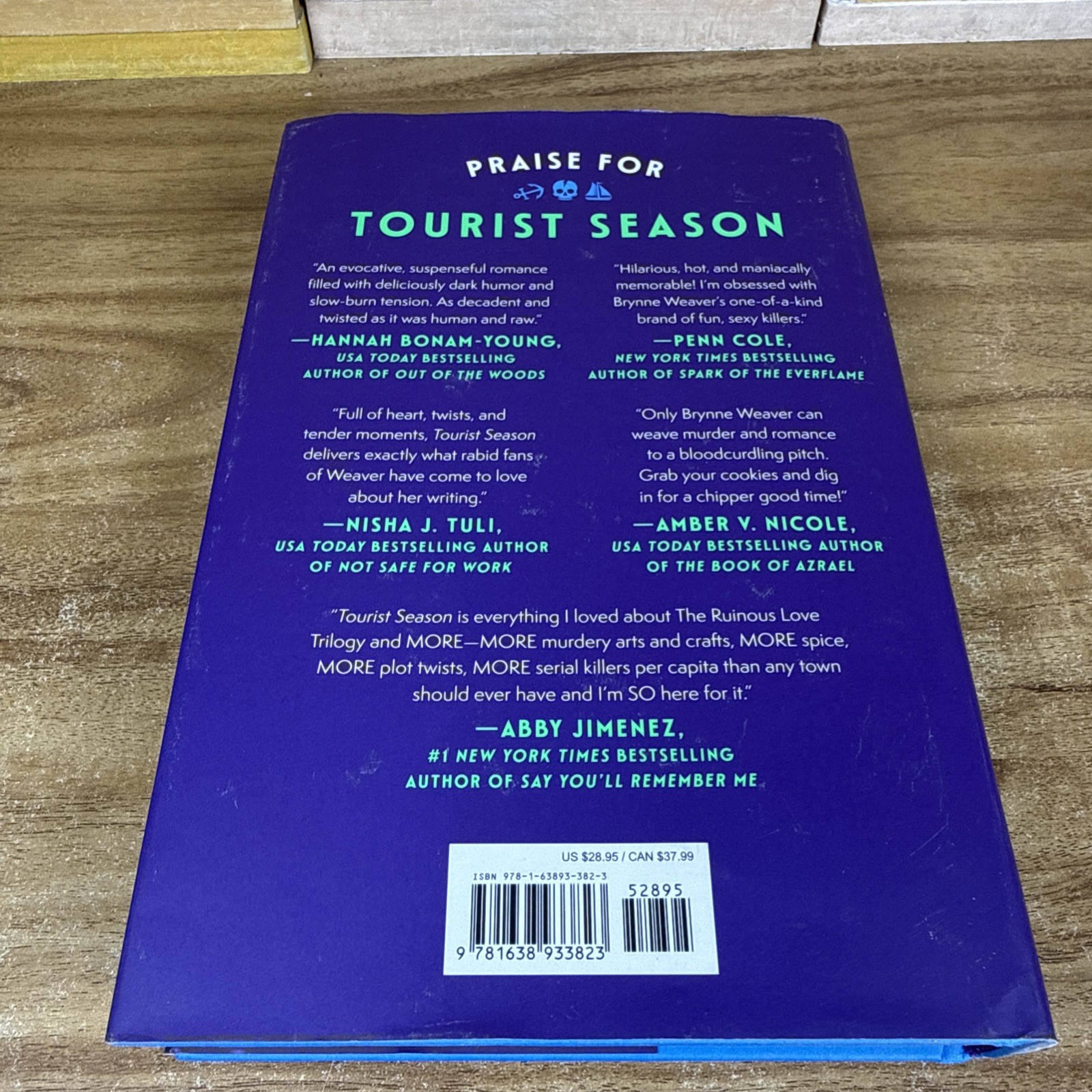 Tourist Season by Brynne Weaver (B&N Exclusive Edition) – Hardcover Painted Edge
