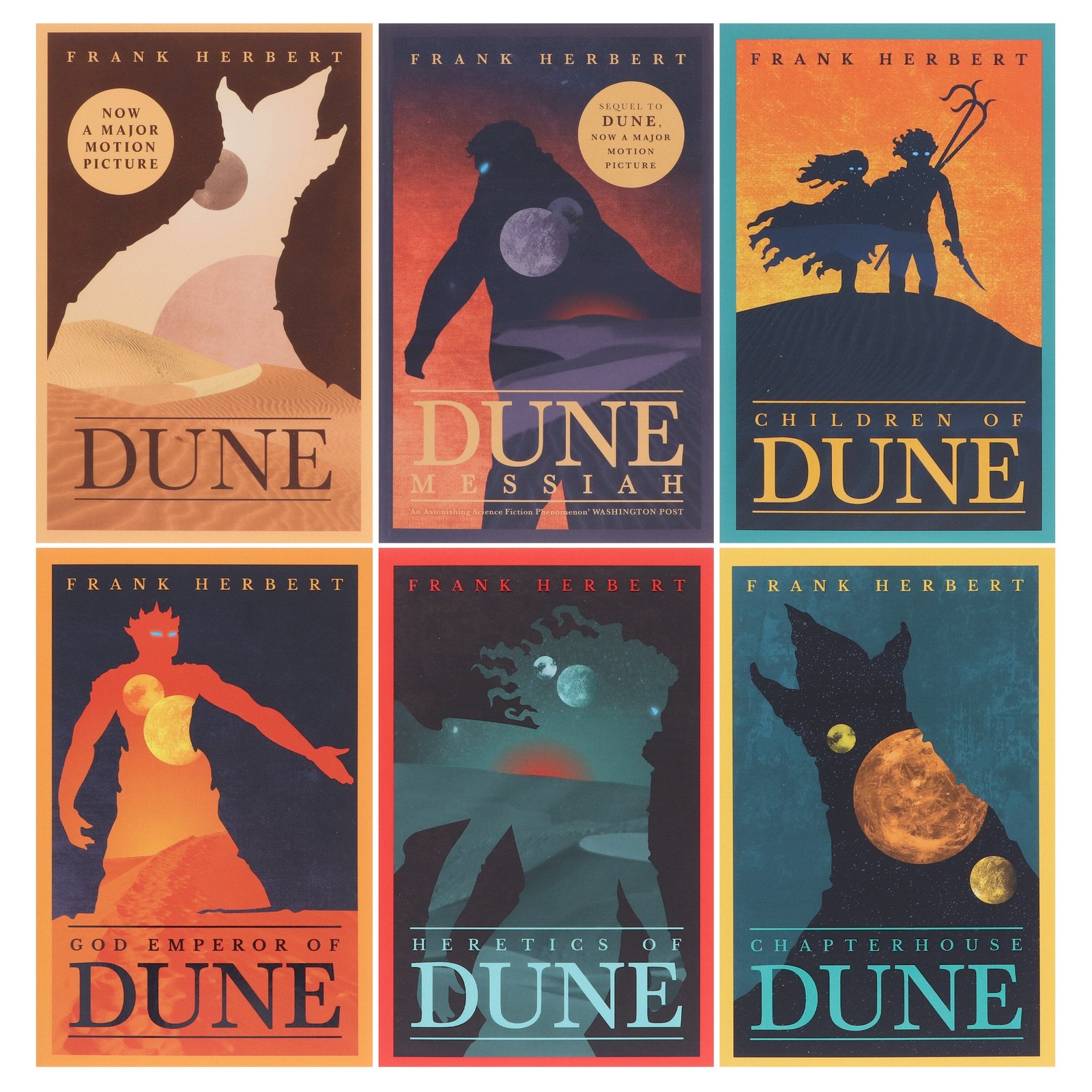 Dune Series By Frank Herbert 6 Books Collection Set – Fiction – Paperback