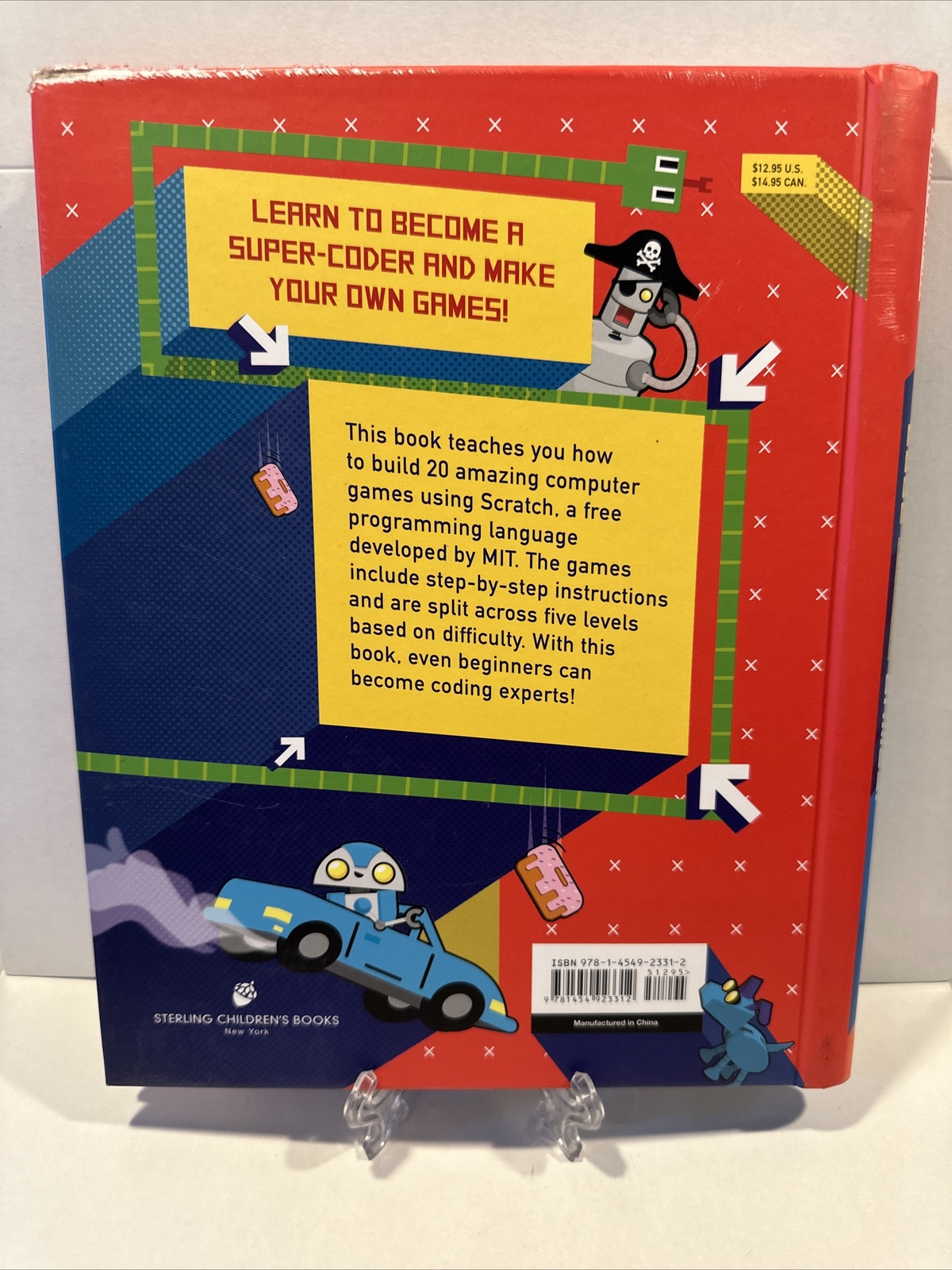 Code Your Own Games! : 20 Games to Create with Scratch – NEW BOOK Scuff On Back