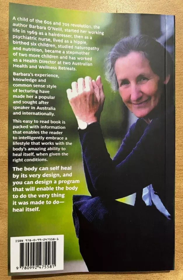 Self Heal By Design By Barbara O’Neill, Paperback……..📝📝