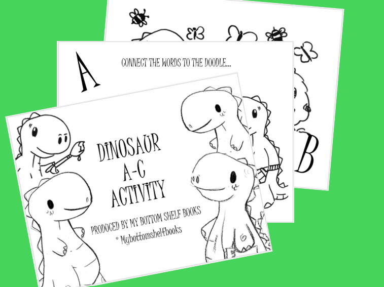 DIGITAL- 2025 Merrick ABC Children’s Dinosaur ACTIVITY BOOK *PRINT REQ’D* 14pgs