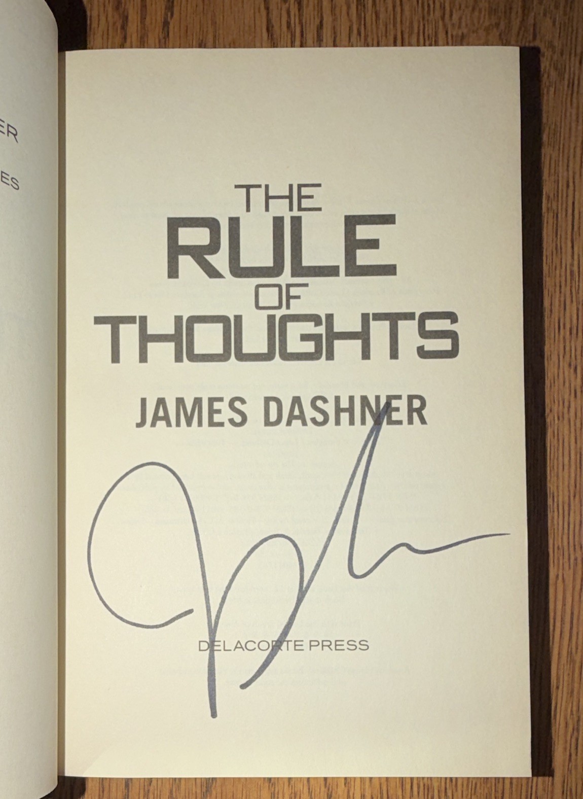 James Dashner Mortality Doctrine set Signed Hardcover 1st ed. 1st print.