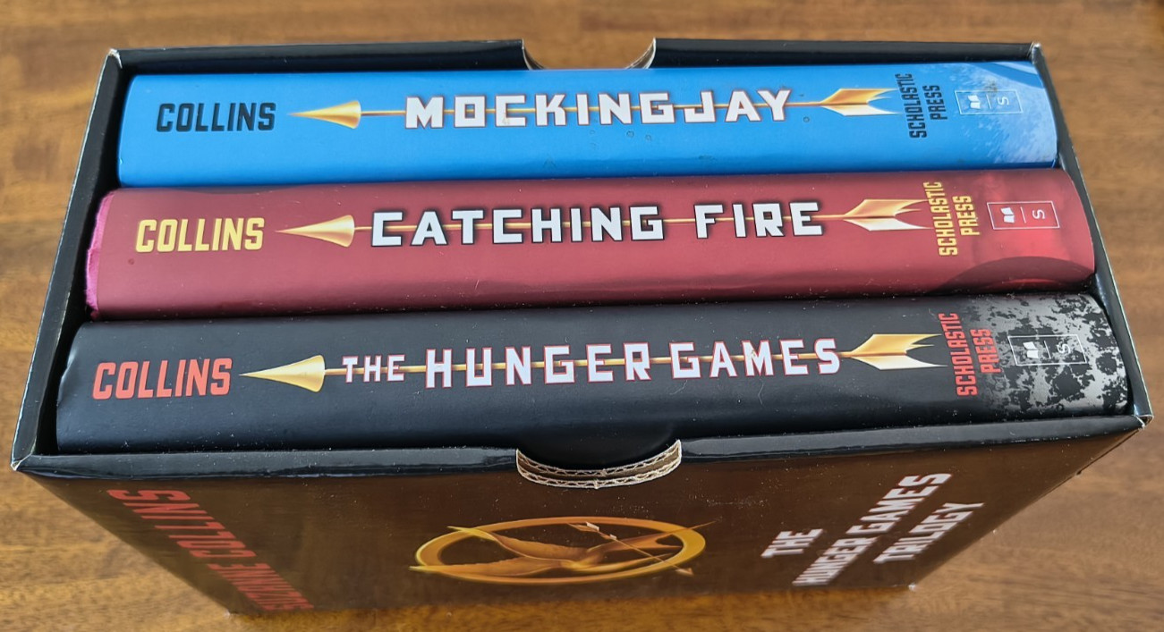 The Hunger Games Trilogy Hardcover Box Set Suzanne Collins 3 Books w/ Slipcase