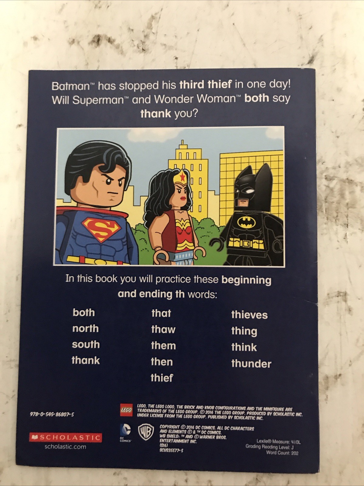 Lot Of 11 Scholastic Lego DC Phonics Pack 2 #1,2,3,4,5,6,7,8,10, WORKBOOK 1&2