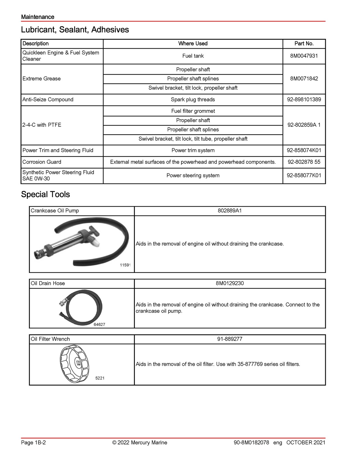 MERCURY V6 175 200 225 V8 200 225 250 300 FourStroke Service Manual 2022