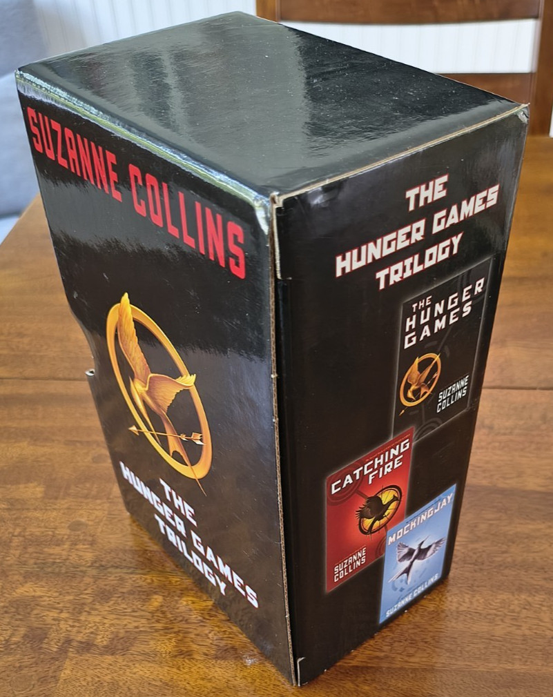 The Hunger Games Trilogy Hardcover Box Set Suzanne Collins 3 Books w/ Slipcase
