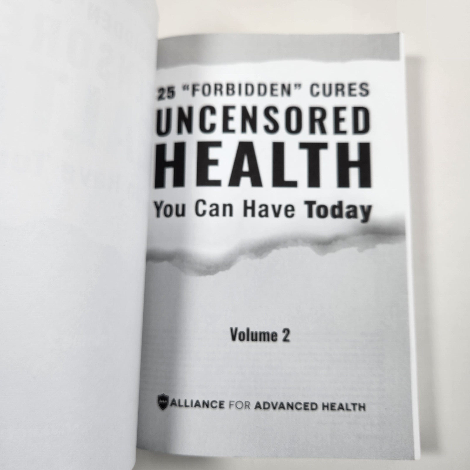 Uncensored Health 25 Forbidden Cures You Can Have Today Volume 2 PB 2019