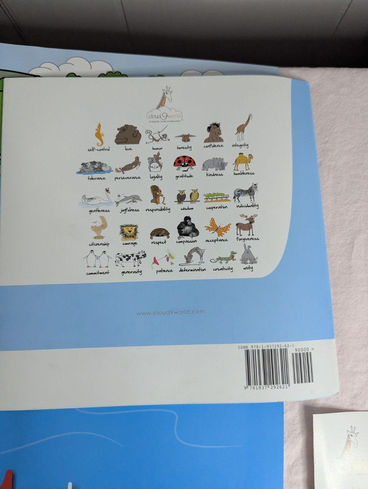 Home School Teachers Cloud 9 world character book HONESTY K-1st grade poster kit