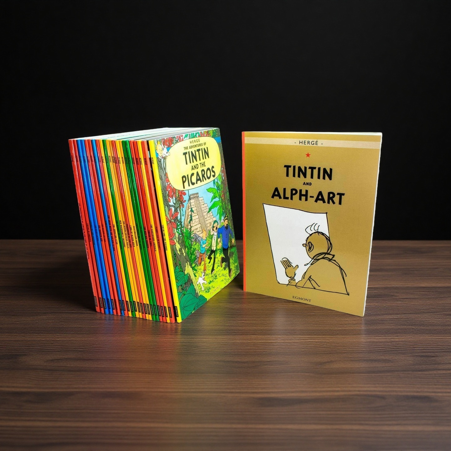 The Adventures of Tintin – 23-Book Complete Collection Box Set, Full Edition