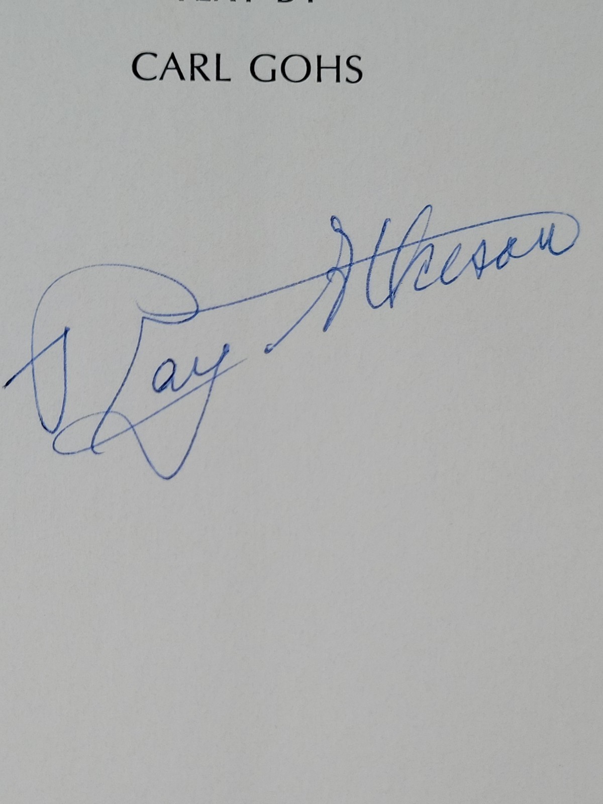 SIGNED by Ray Atkeson WASHINGTON Photo Book Rare 1969 Ist Printing Edition