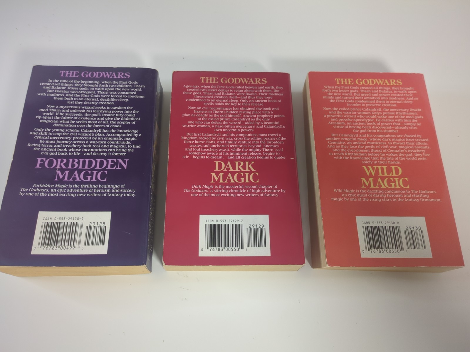 Complete Series Set GODWARS 1-3 Angus Wells Lot 3