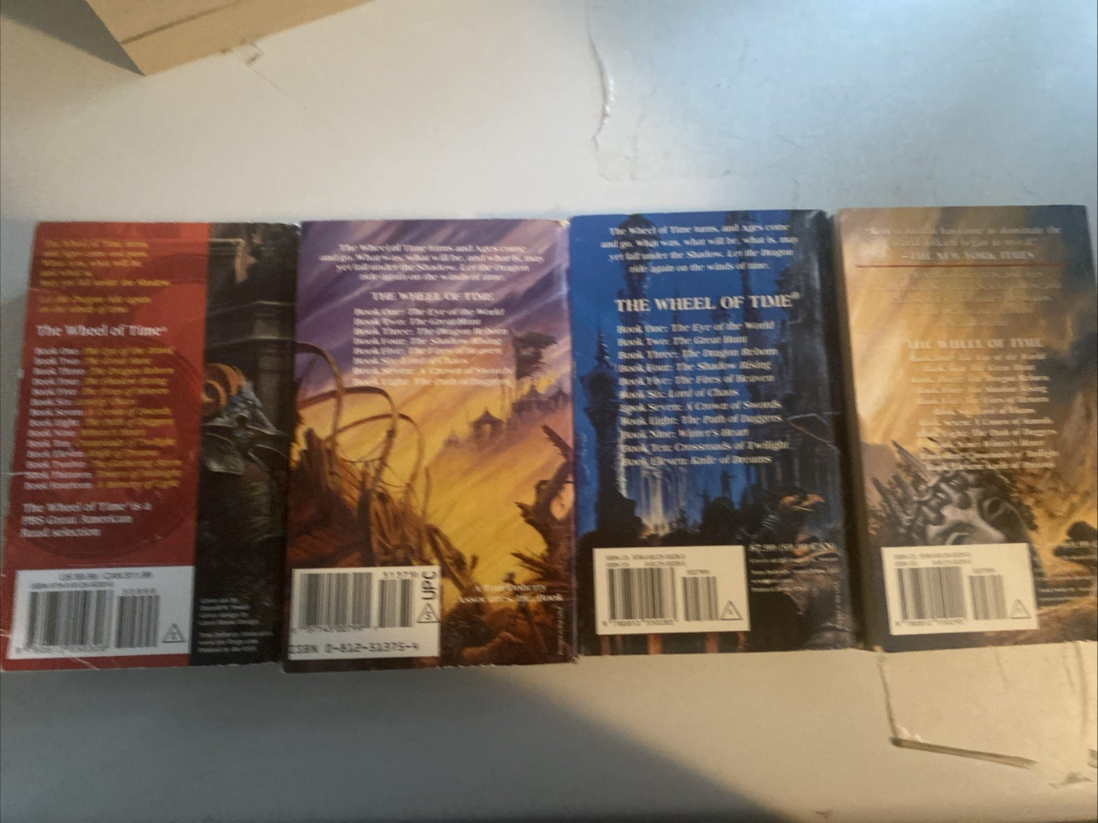 The Wheel of Time Complete Set 1-14 plus prequel 15 PB Books Robert Jordan