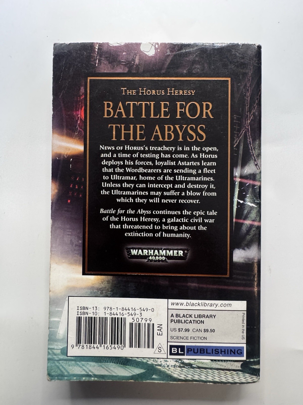 Warhammer 40K Horus Heresy: Battle for the Abyss – Ben Counter PB Black Library