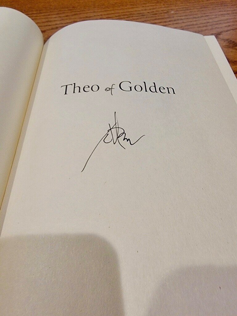 Theo of Golden By Allen Levi SIGNED HARDCOVER