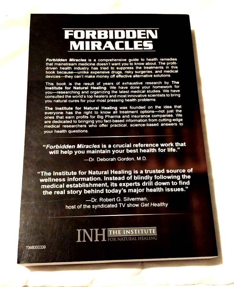 Forbidden Miracles Natural Healing Secrets Disease INH Medicine Health Nutrition