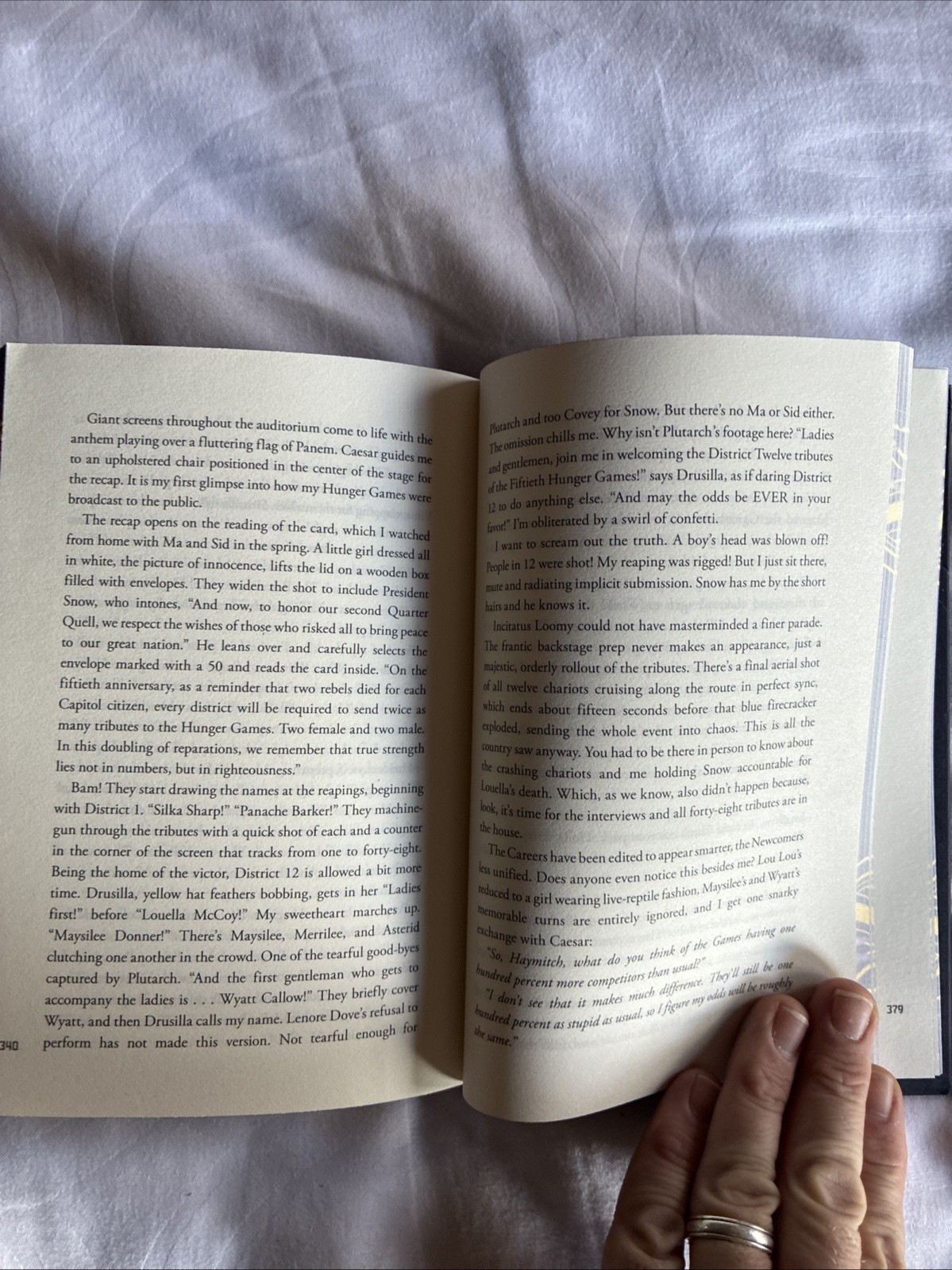 SUNRISE ON THE REAPING Suzanne Collins First Edition