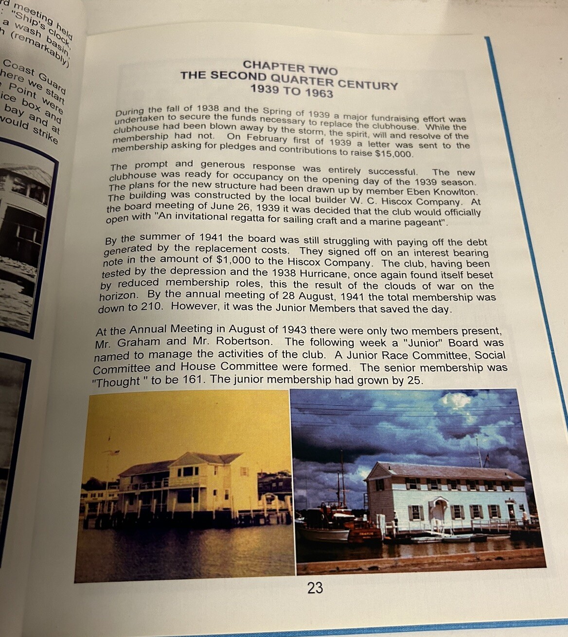 THE WATCH HILL YACHT CLUB THE FIRST 100 SEASONS WESTERLY RI 1913-2012