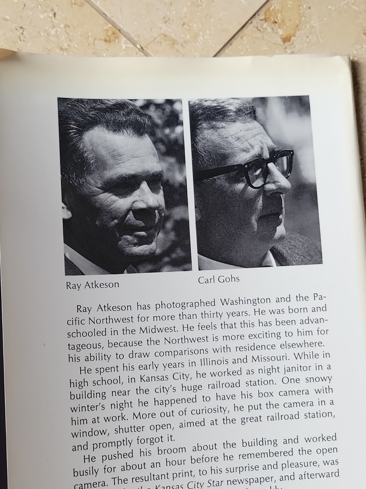 SIGNED by Ray Atkeson WASHINGTON Photo Book Rare 1969 Ist Printing Edition