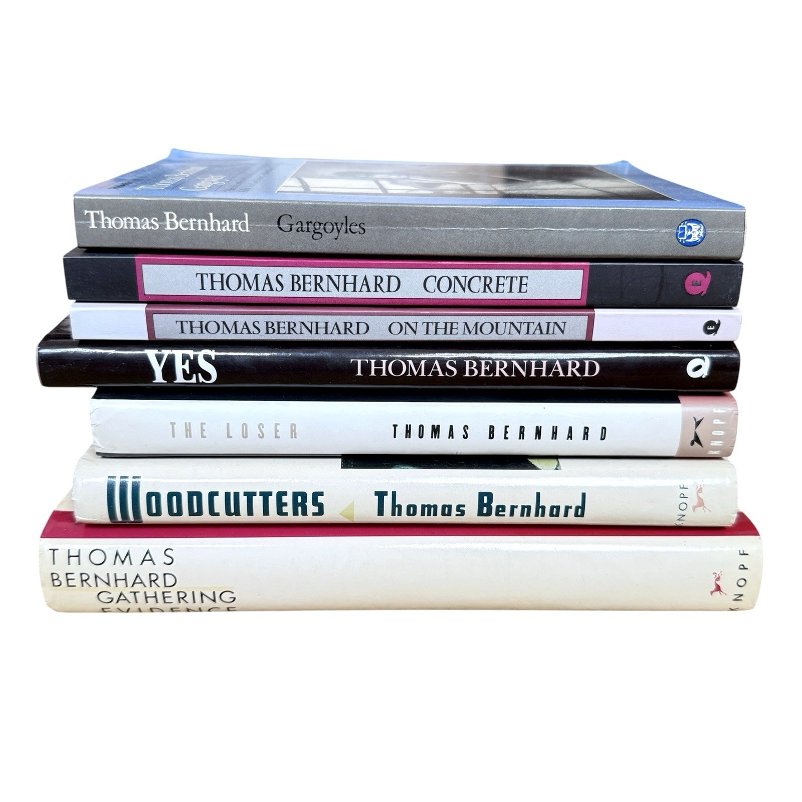 Thomas Bernhard 7 Book Lot, The Loser, Woodcutters, Yes, Gathering Evidence 1sts