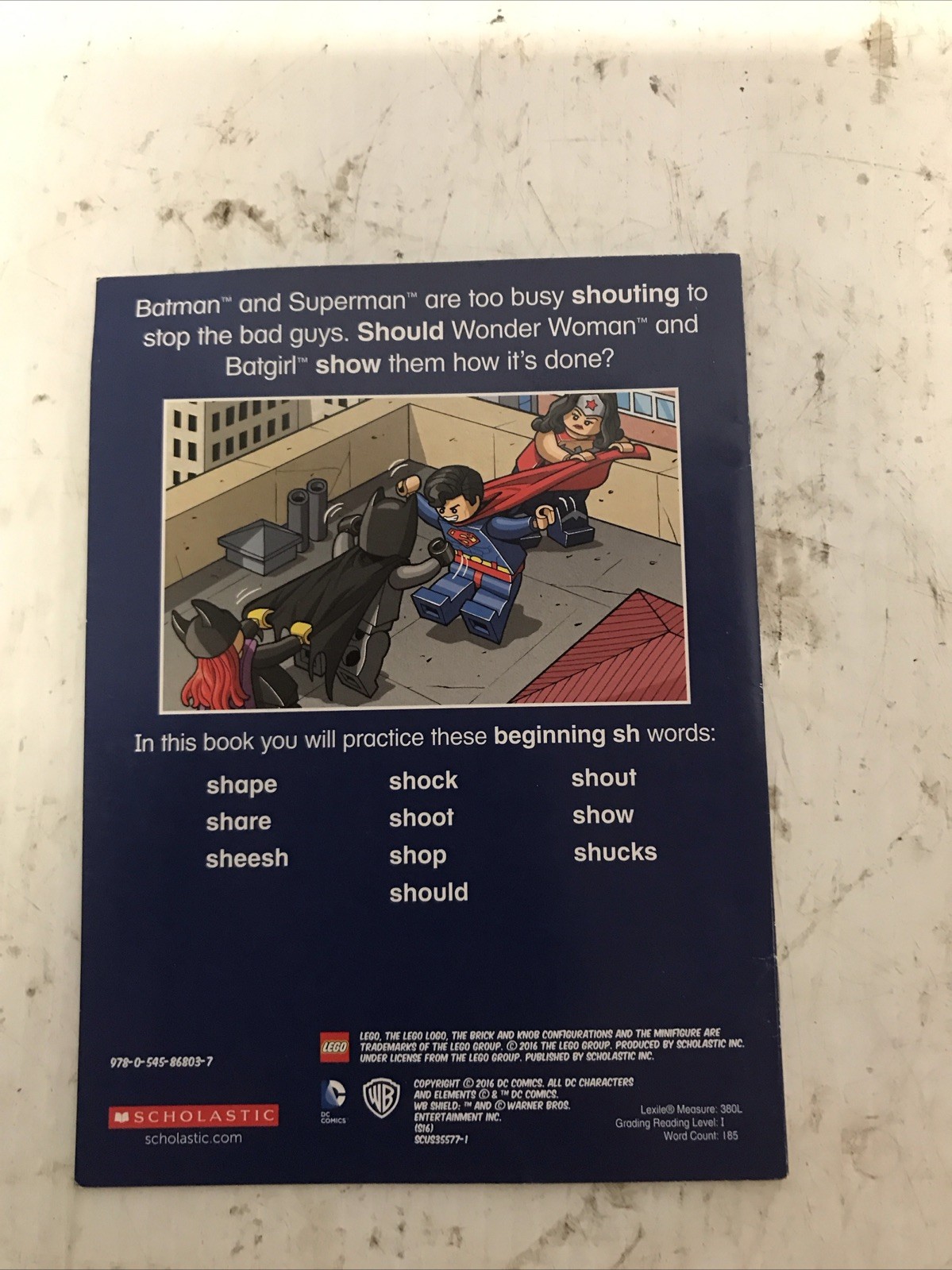 Lot Of 11 Scholastic Lego DC Phonics Pack 2 #1,2,3,4,5,6,7,8,10, WORKBOOK 1&2
