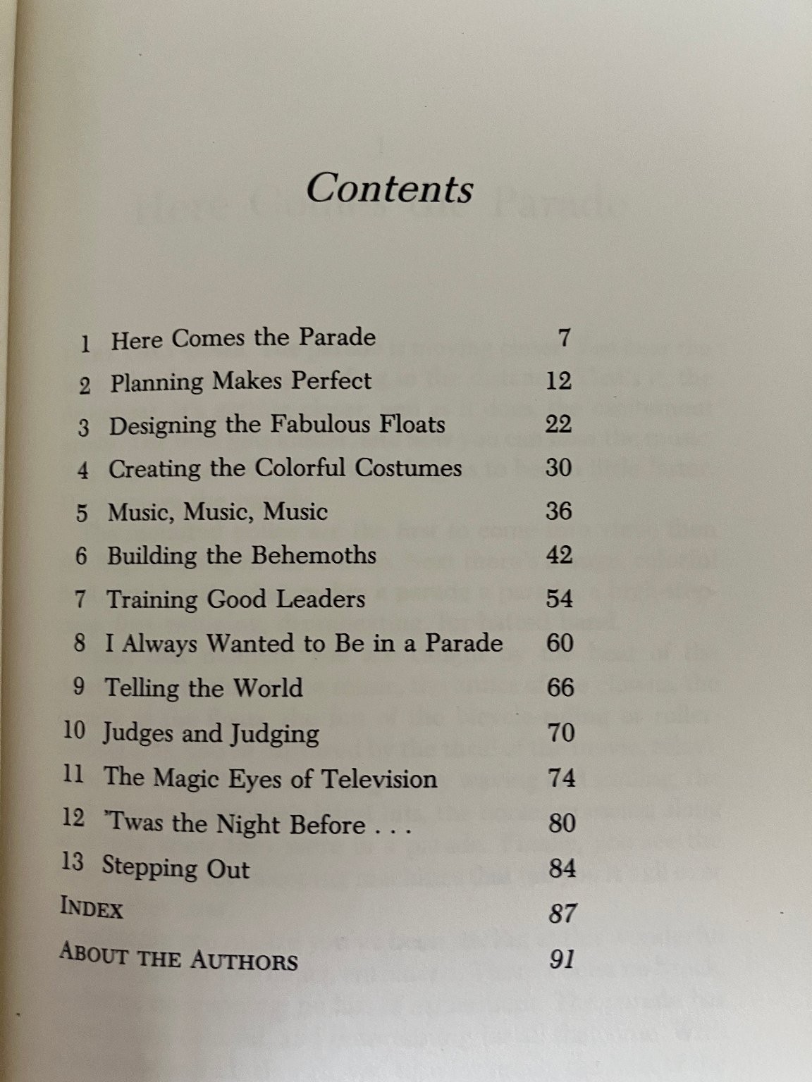 Great Parades Fenten 1981 First Edition Book Club Ed. Westminster Press HC