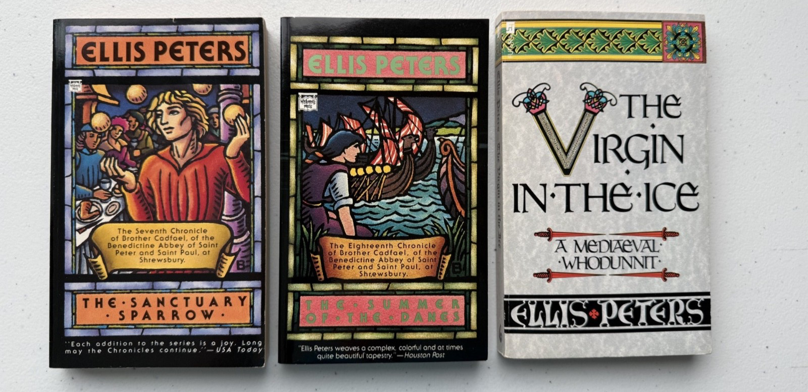 Complete set of 21 vintage Brother Cadfael mystery paperbacks Ellis Peters