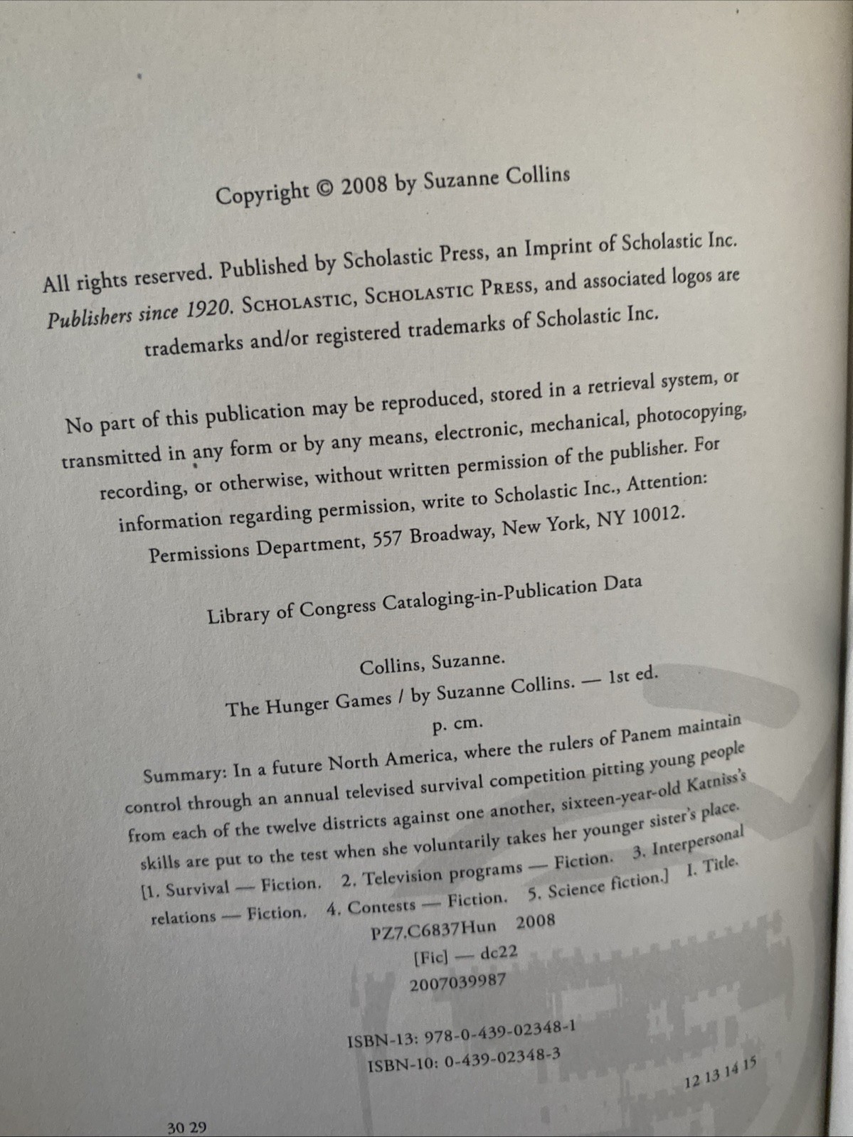 The Hunger Games Trilogy – First Editions – Hardcover – Suzanne Collins