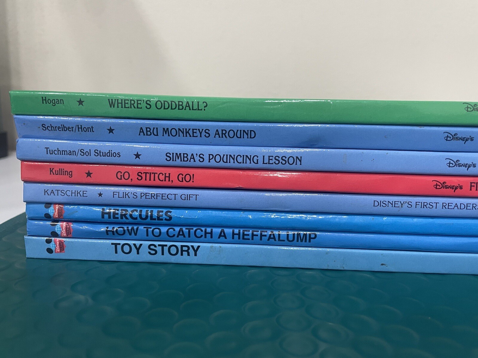 Disney Reading Picture Books Lot of 8 Books Hardcover. Reading Levels 1,2&3.