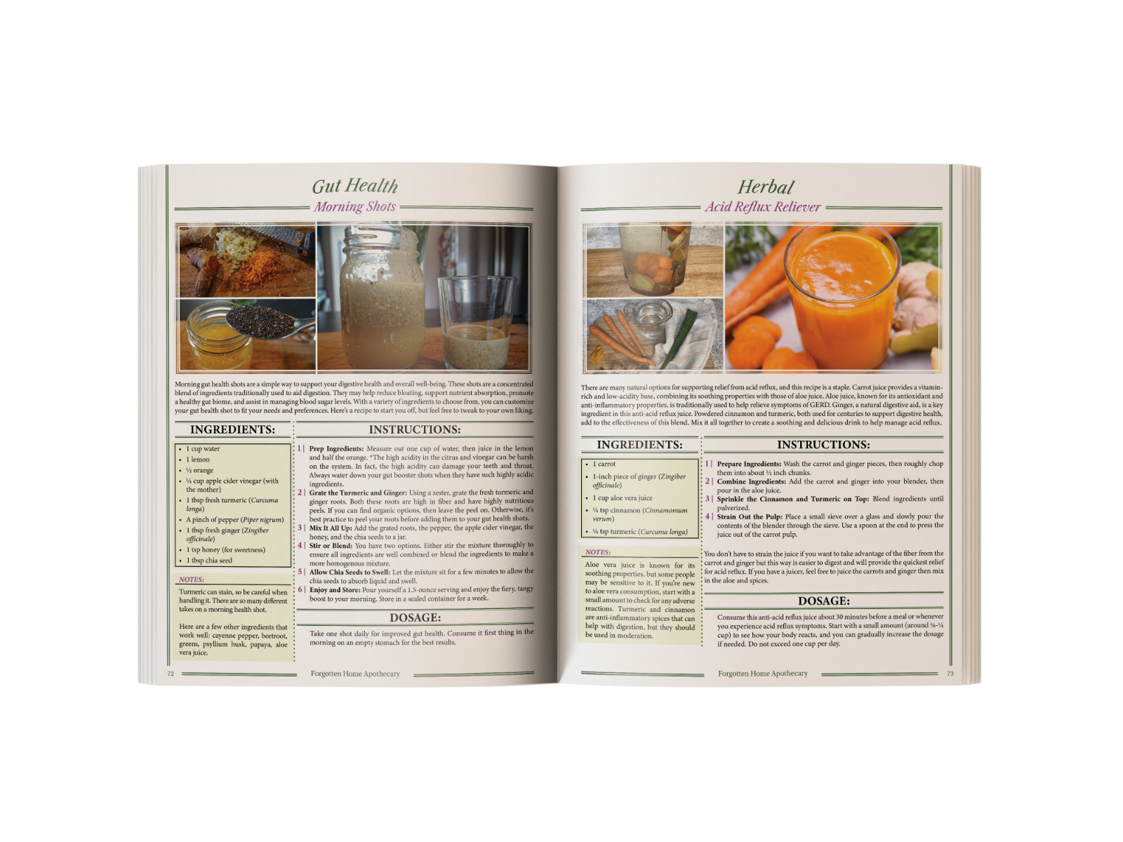 Forgotten Home Apothecary (paperback with color pictures)