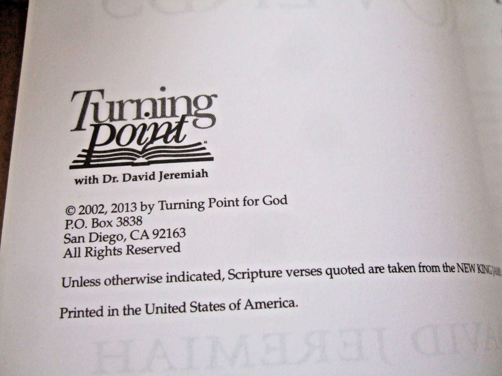 SET OF 2 DR. DAVID JEREMIAH STUDY GUIDES POWERFUL PRINCIPLES FROM PROVERBS