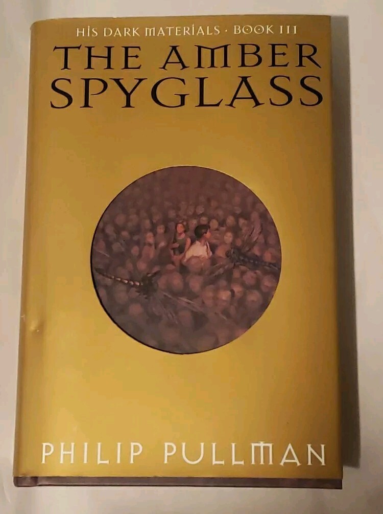 “The Amber Spyglass” 1st First Edition Signed Philip Pullman HC Book 3