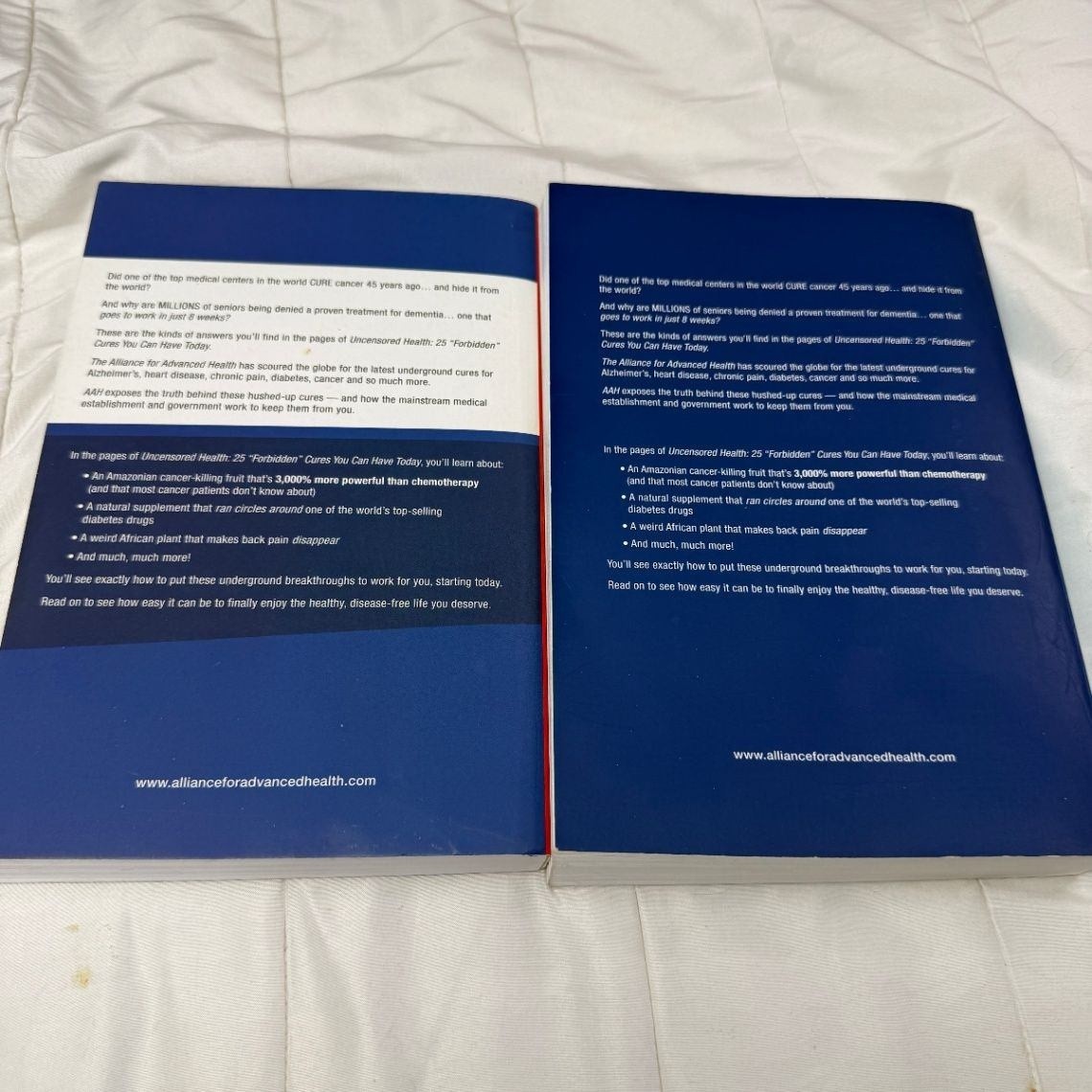 Uncensored Health Cures 25 Forbidden Cures Volume 1 2 Alliance Advanced