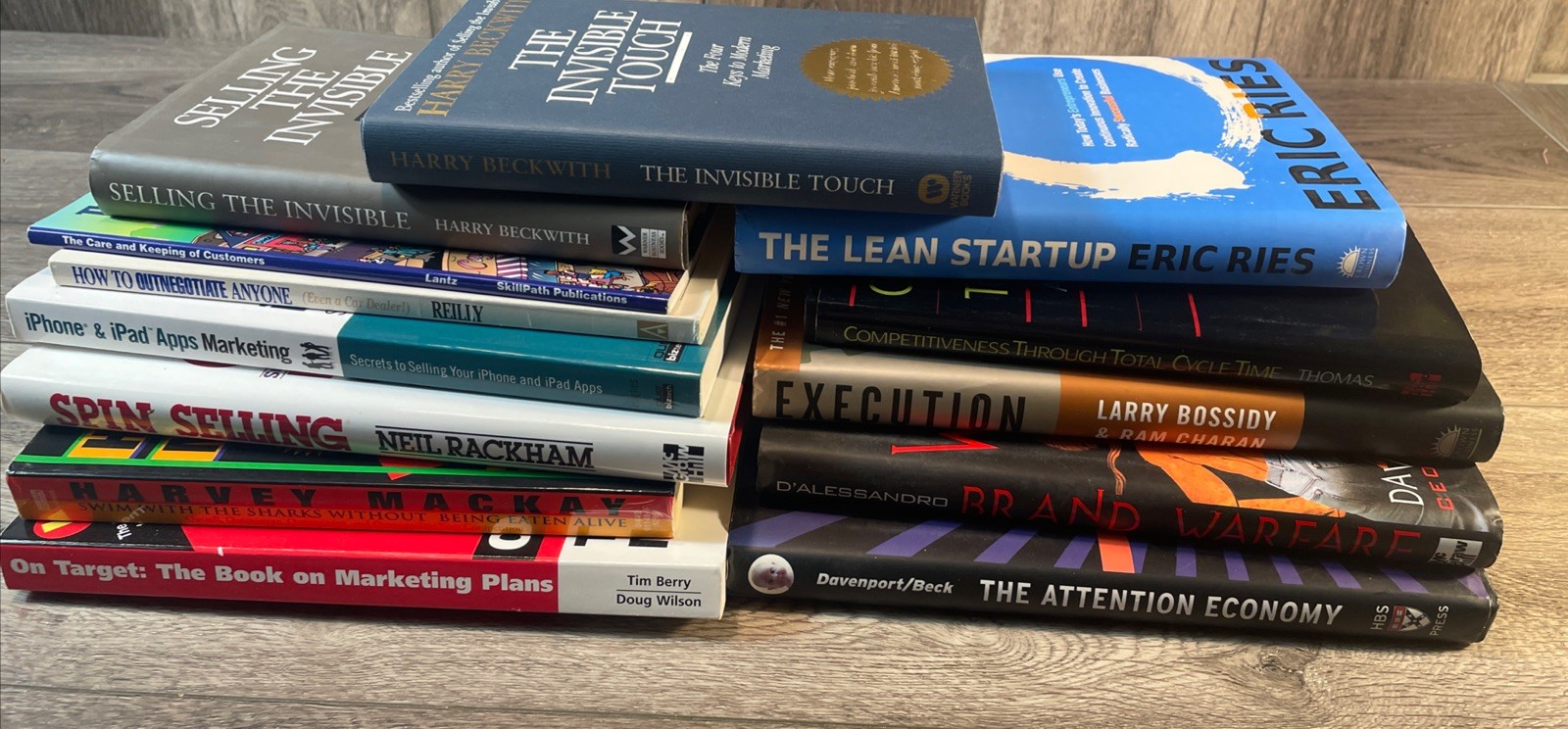 Lot of 13 Sales Marketing CEO Managing Negotiating Management Books Entrepreneur